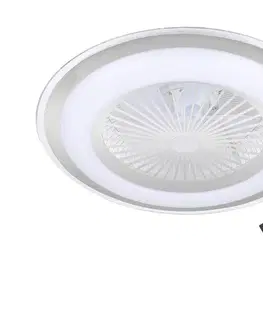 Ventilátory Brilagi Brilagi - LED Stmievateľné svietidlo s látorom RONDA LED/48W/230V strieborná+DO 