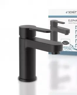 Kúpeľňové batérie Schütte Umývadlová batéria ELEPHANT (34216) čierna matná 4008431342160