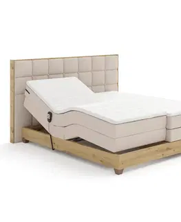 Elektrické polohovacie Elektrická polohovacia boxspringová posteľ TINA 160 x 200 cm