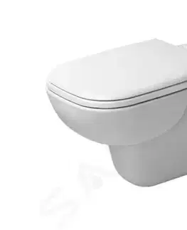 Záchody DURAVIT - D-Code Závesné WC s klasickou doskou, biela 45351900A1