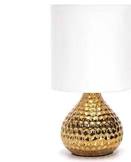 Lampy  B.V.  - Stolná lampa 1xE14/40W/230V zlatá 