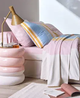 Bavlnené Bavlnená posteľná bielizeň Detroit s pruhovanou potlačou