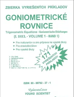 Matematika, logika Goniometrické rovnice I. diel - RNDr. Marián Olejár
