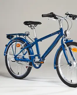 bicykle Detský mestský bicykel Hoprider 900 20" 6 až 9 rokov modrý