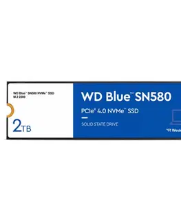 Pevné disky WD Blue SN580 SSD 2TB M.2 NVMe Gen4 41504150 MBps WDS200T3B0E