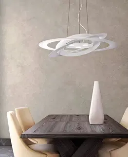 Závesné svietidlá Marchetti LED závesné svetlo Afelio biele