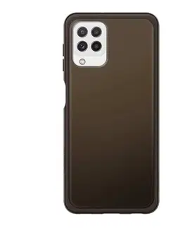 Puzdrá na mobilné telefóny Zadný kryt Clear Cover pre Samsung Galaxy A22 - A225F, čierna (EF-QA225T) EF-QA225TBEGEU