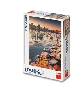 1000 dielikov Dino Toys Puzzle Labute na Vltave 1000 Dino