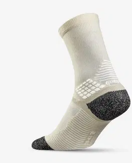 ponožky Turistické ponožky Hike 500 vysoké 2 páry béžové