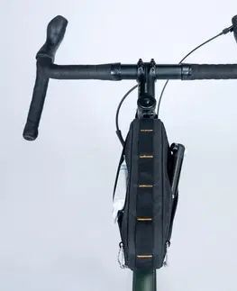 cyklistick Taška na rám bicykla FB100 1,5 l čierna