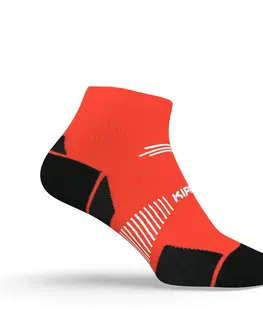 ponožky Bežecké ponožky Run900 Mid tenké koralové