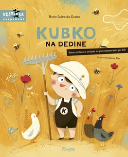 Leporelá, krabičky, puzzle knihy Kubko na dedine - Marta Galewska-Kustra,Joanna Klos,Ladislav Holiš