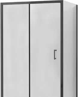 Sprchovacie kúty MEXEN/S - APIA sprchovací kút 95x70 cm, transparent, čierna 840-095-070-70-00