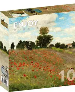 1000 dielikov Enjoy Puzzle Claude Monet: Poppy Field 1000 Enjoy
