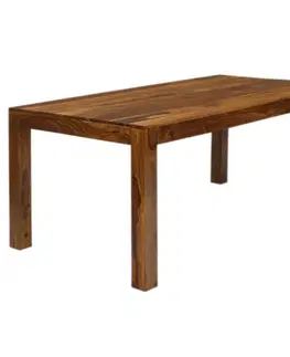 Jedálenské stoly Jedálensky stôl Gani 120x90 z indického masívu palisander