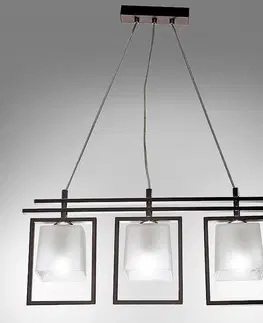 Moderné lampy do obývačky Luster Rubin 2458 BR LW3