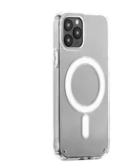 Puzdrá na mobilné telefóny Puzdro ER Case Ice Snap s MagSafe pre iPhone 12/12 Pro, transparentné ERCSIP12MGCL