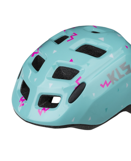 Helmy a prilby na in-line Detská cyklo prilba Kellys Zigzag Purple - XS (45-49)