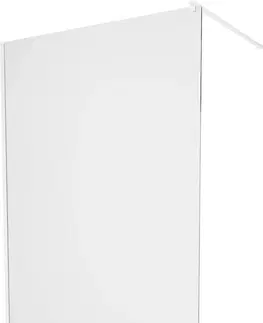 Sprchové dvere MEXEN/S - KIOTO Sprchová zástena WALK-IN 120 x 200 cm, transparent 8 mm, biela 800-120-101-20-00