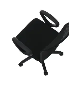 Kancelárske kreslá Kancelárska stolička, čierna, REMO 3 NEW