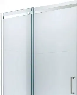 Sprchovacie kúty MEXEN - Omega posuvné sprchové dvere 130 cm, transparent, chróm so sadou pre niku 825-130-000-01-00