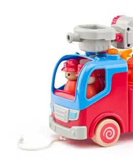 Hračky - dopravné stroje a traktory WOODY - Auto hasičské so zvukmi a svetlom
