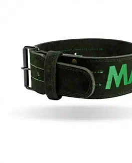 Opasky na cvičenie MADMAX Fitness opasok Suede Single Prong Belt  M