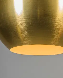 Zavesne lampy Retro závesná lampa zlatá 40 cm - plátok