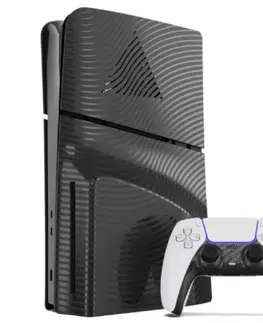 Príslušenstvo k herným konzolám PlayStation 5 Slim Black Wave kryt na konzolu