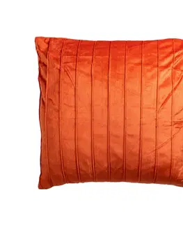 Obliečky Jahu Obliečka na vankúšik Stripe oranžová, 40 x 40 cm