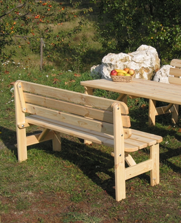 Záhradné stoly VIKING stôl - 150cm 180cm 200cm ROJAPLAST 150x70 cm