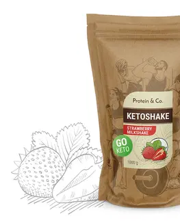 Ketodiéta Protein & Co. Ketoshake – proteínový diétny koktail Váha: 500 g, PRÍCHUŤ: Coconut milk