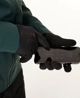 rukavice RUKAVICE NA MTB EXP 500 ČIERNE