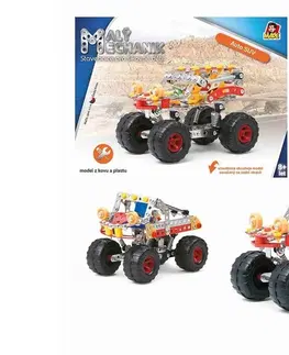 Hračky - RC modely MADE - Malý mechanik, auto SUV, 272 dielikov