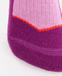 snowboard Detské lyžiarske ponožky 100 ružové