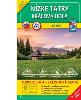 Turistika, skaly TM 123 Nízke Tatry - Kráľova hoľa 1: 50 000, 2023