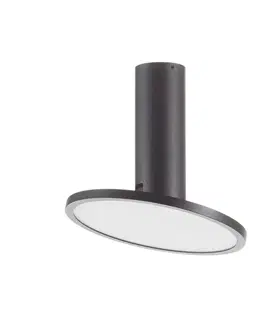Stropné svietidlá ACB ILUMINACIÓN Stropné LED svietidlo Morgan, pohyblivé, čierne