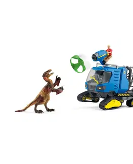 Hračky - figprky zvierat SCHLEICH - Pásové vozidlo na odchyt Dinosaurov