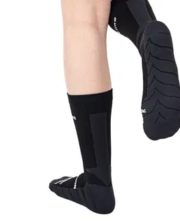 Dámska sťahovacia bielizeň Kompresné klasické ponožky inSPORTline Compagio AG+ čierna - 39-42