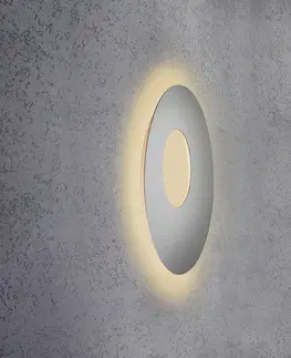 Nástenné svietidlá Escale Escale Blade Open nástenné LED striebro, Ø 59 cm