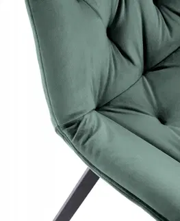 Jedálenské zostavy Jedálenská stolička K519 Halmar Zelená