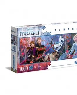 1000 dielikov Puzzle Frozen/Ľadové kráľovstvo 1000 panorama Clementoni