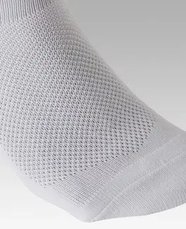 ponožky Detské futbalové štulpne F100 biele