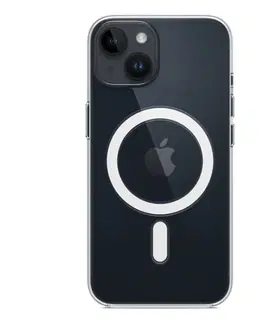 Puzdrá na mobilné telefóny Zadný kryt pre Apple iPhone 14 s MagSafe, transparentná MPU13ZMA
