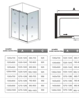 Sprchovacie kúty H K - Sprchovací kút DIAMOND 120x80 cm L / P variant vrátane sprchovej vaničky z liateho mramoru SE-DIAMOND12080 / SE-ROCKY-12080