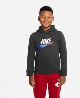 Mikiny a svetre Nike Sportswear Standard Issue Hoodie XS