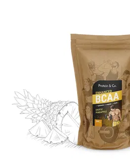 Športová výživa Protein&Co. BCAA ENHANCED – komplex aminokyselin 250 g Váha: 250 g, Zvoľ príchuť: Exotic pineapple