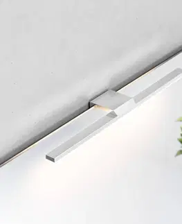 Nástenné svietidlá MCJ LED zrkadlové svetlo Triga IP44, chróm, 40 cm, 3 000 K