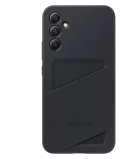 Puzdrá na mobilné telefóny Samsung Card Slot Cover A34, black - OPENBOX (Rozbalený tovar s plnou zárukou) EF-OA346TBEGWW