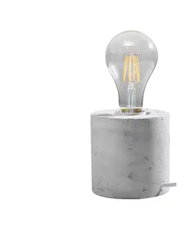 Lampy  Stolná lampa SALGADO 1xE27/60W/230V betón 